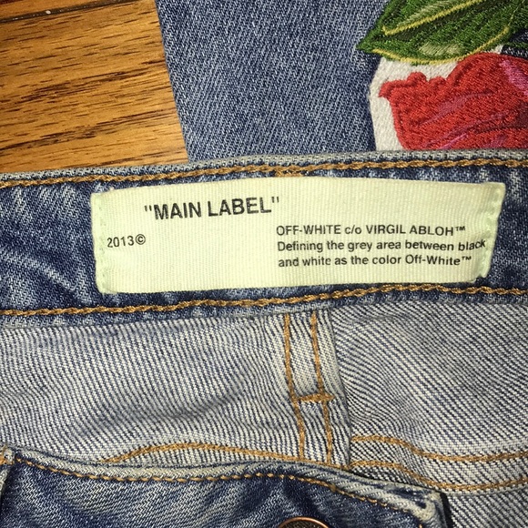 Off-White Jeans rose print - Picture 6 of 6